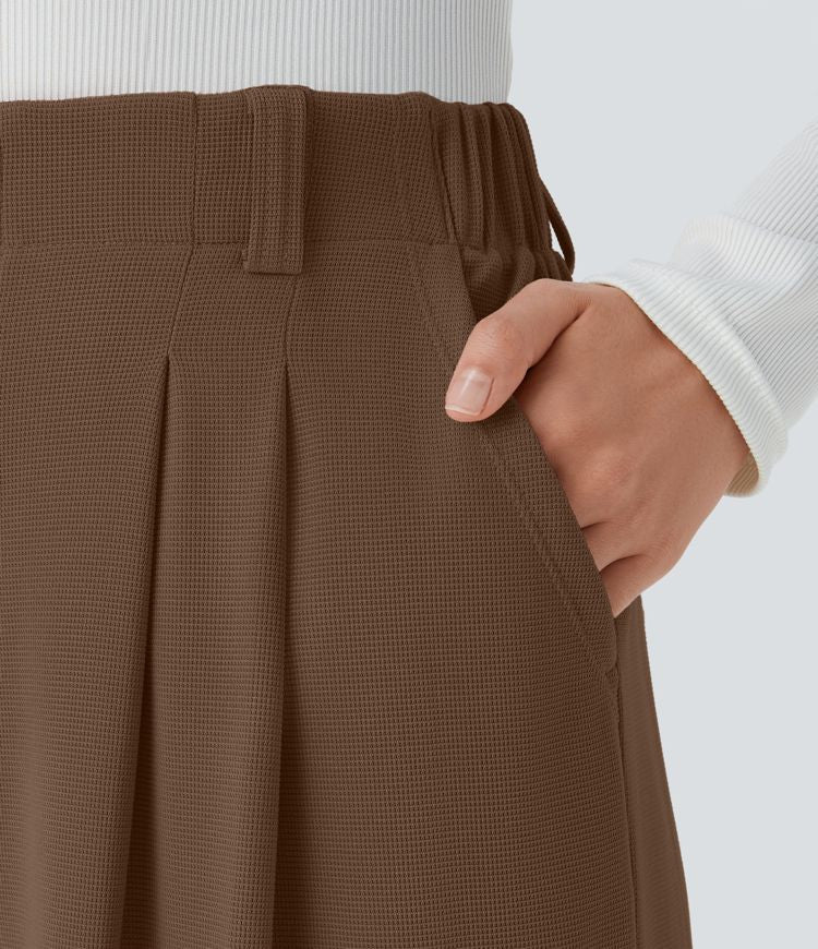 Womens High Waisted Wide Leg Work Pants