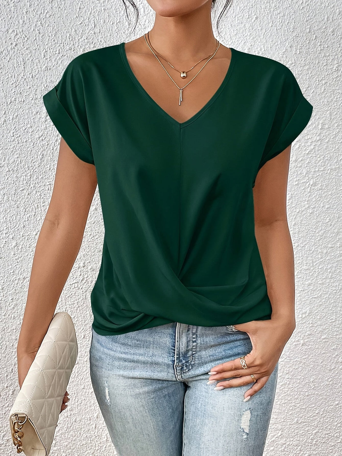 Womens Sweetheart Neckline T Shirt
