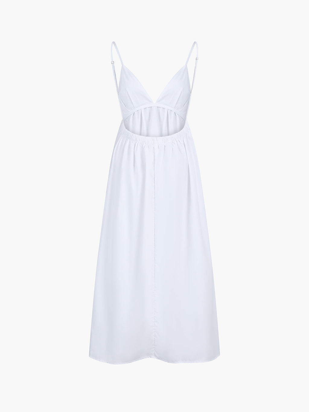 Womens Open Back Midi Dress