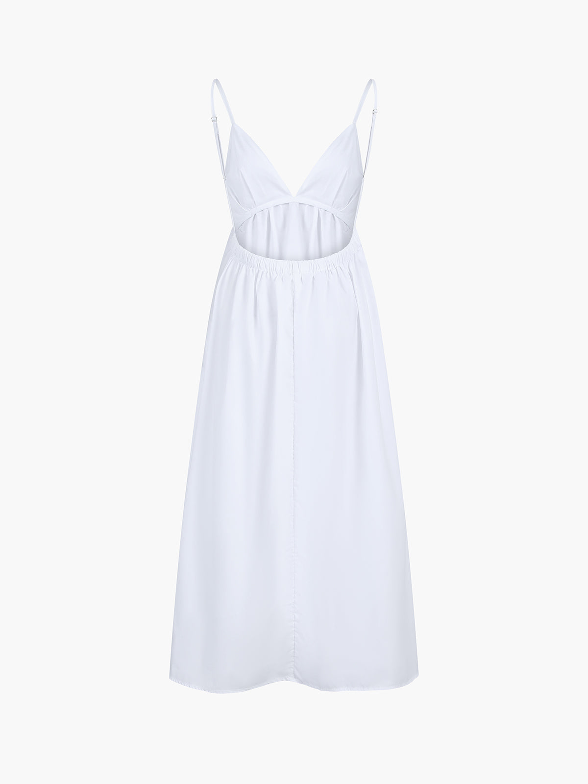 Womens Open Back Midi Dress