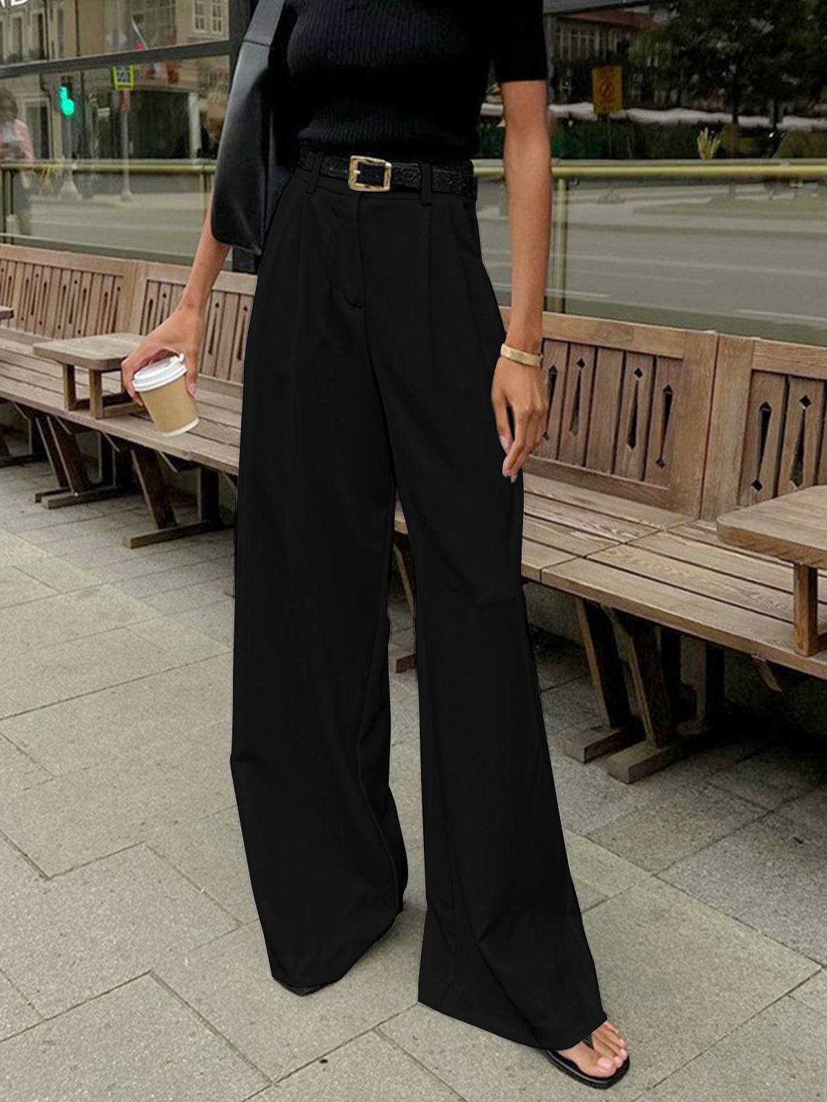 Womens Wide Leg Pants