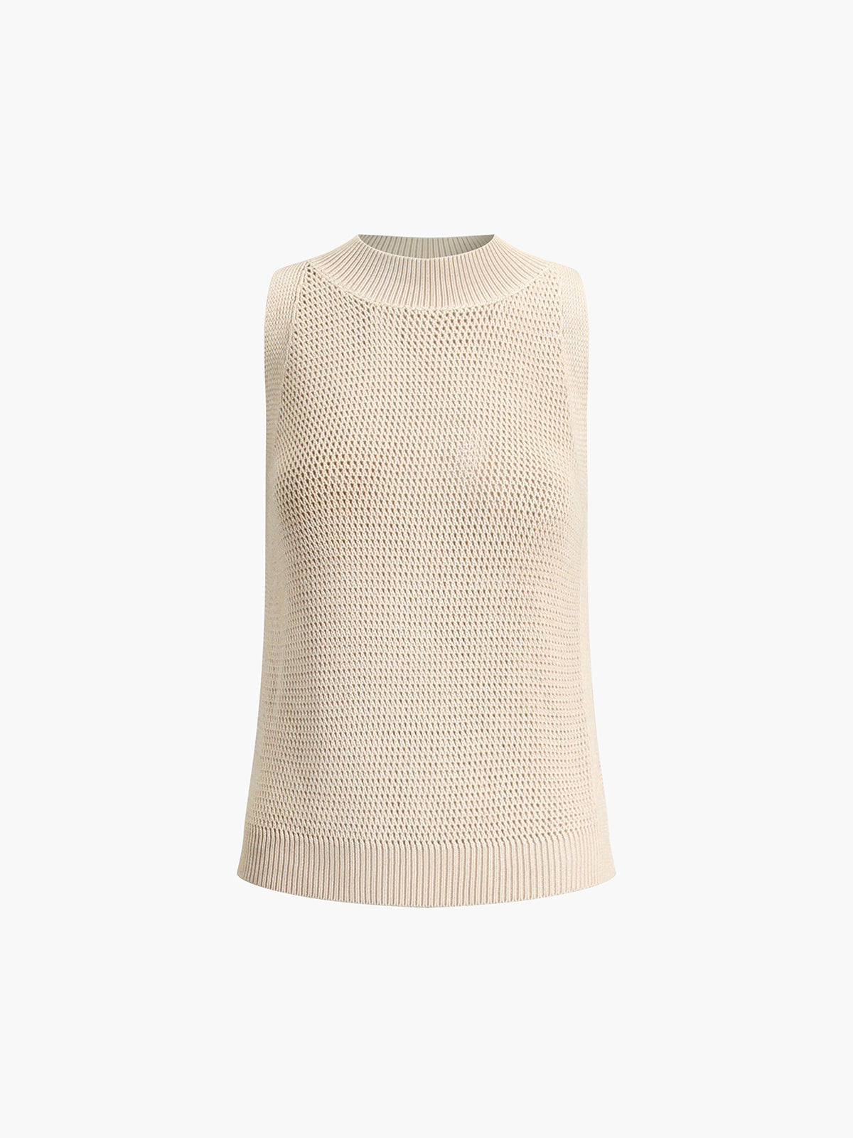 Womens Open Knit Tank Top