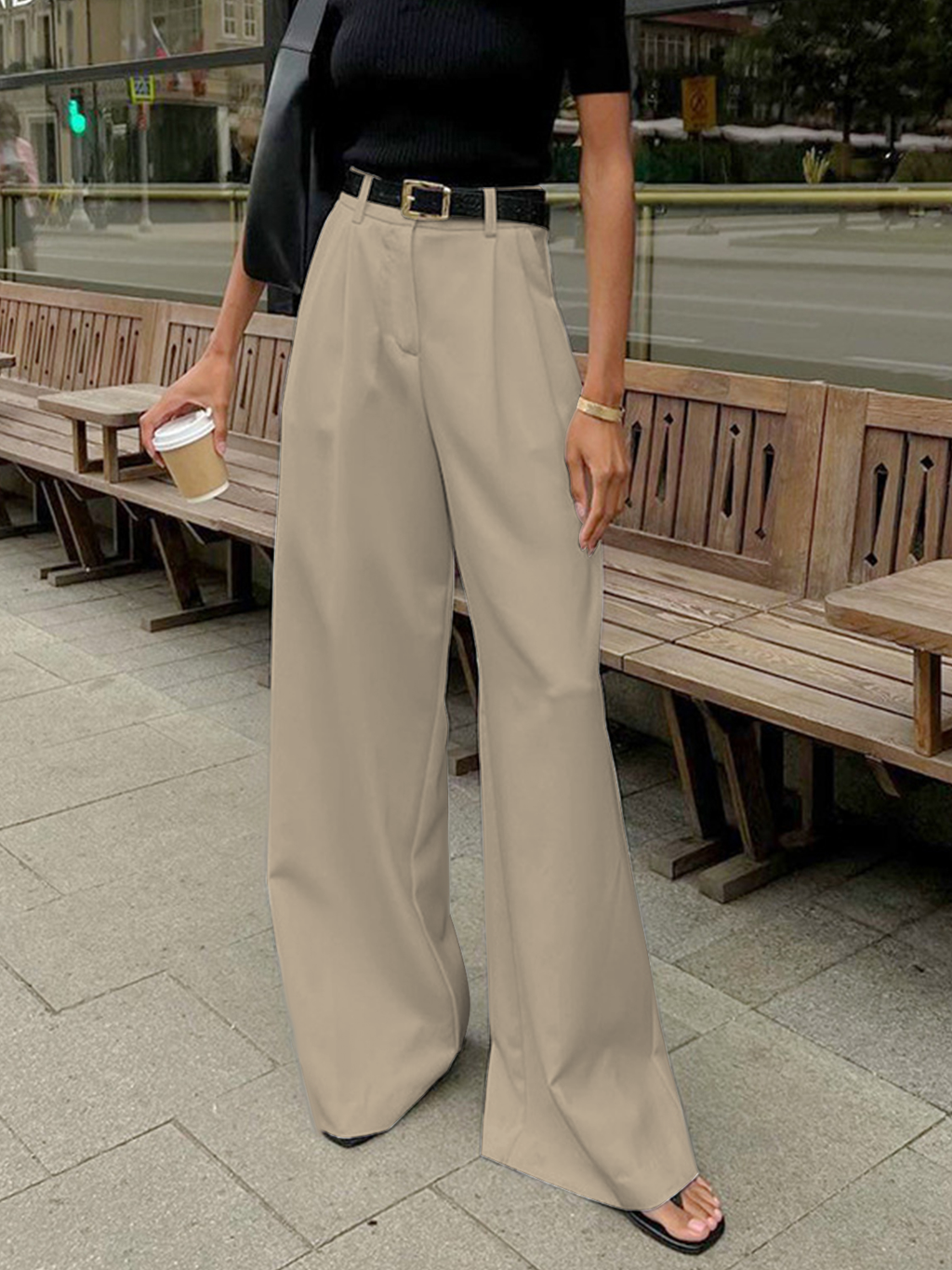 Womens Wide Leg Pants