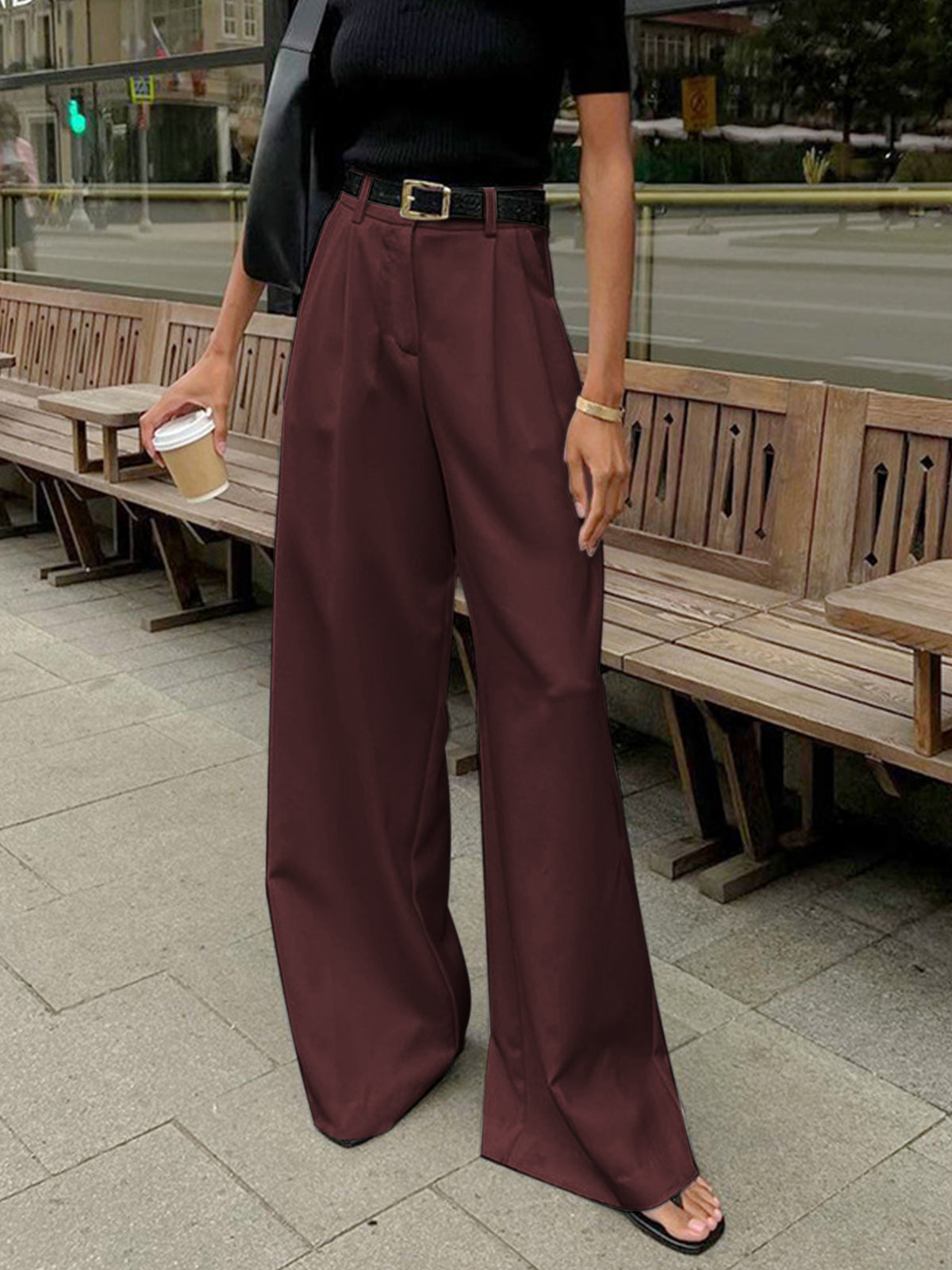 Womens Wide Leg Pants