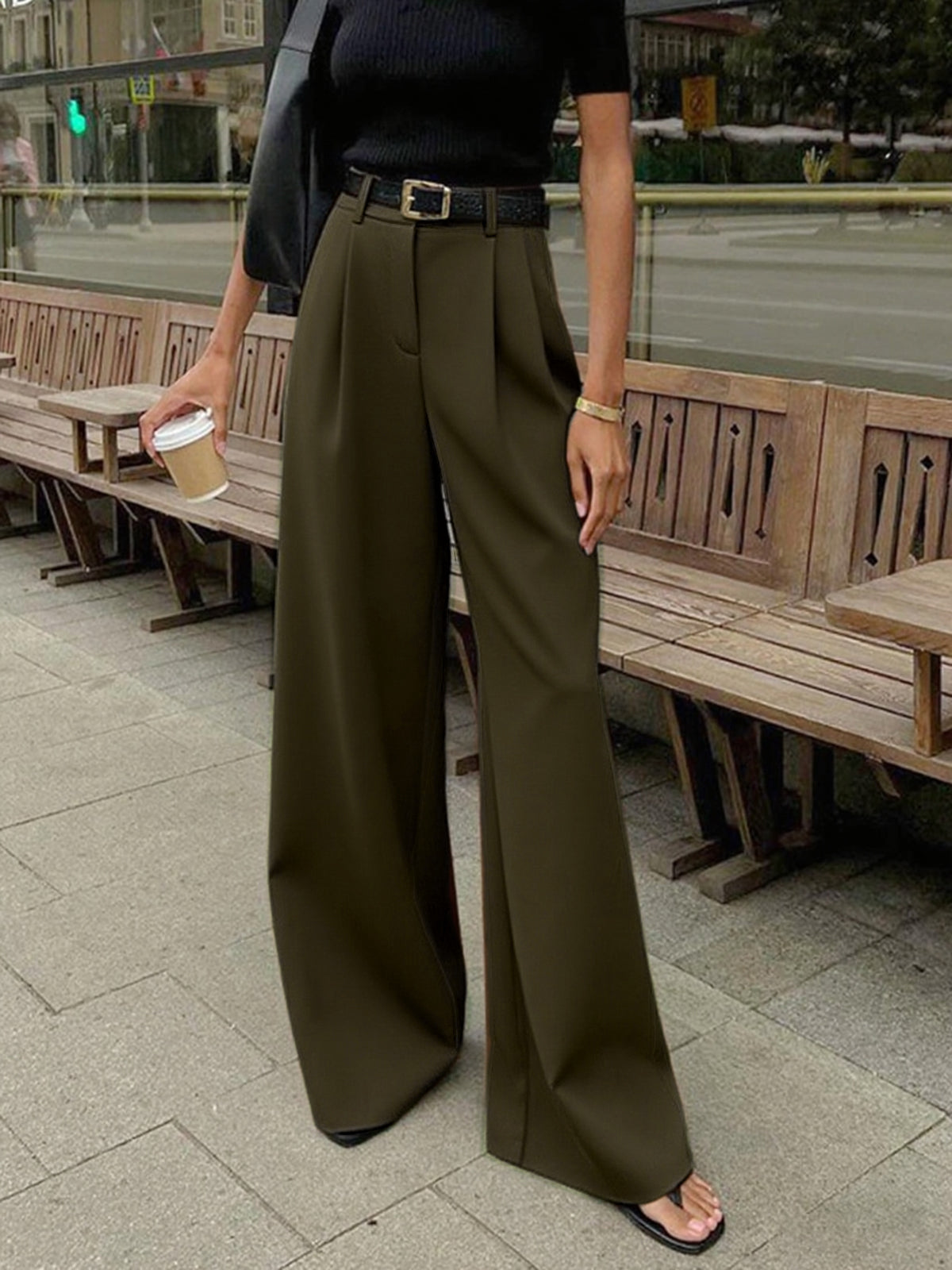 Womens Wide Leg Pants