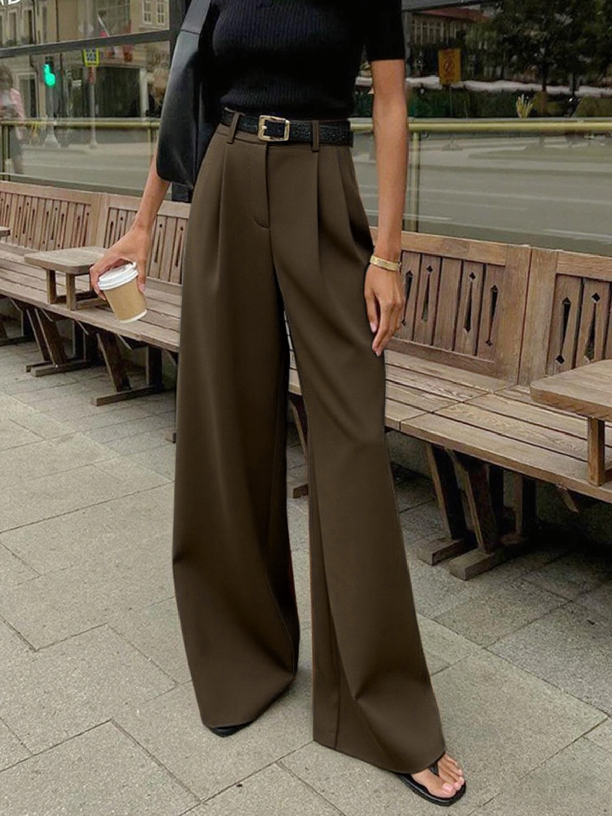 Womens Wide Leg Pants