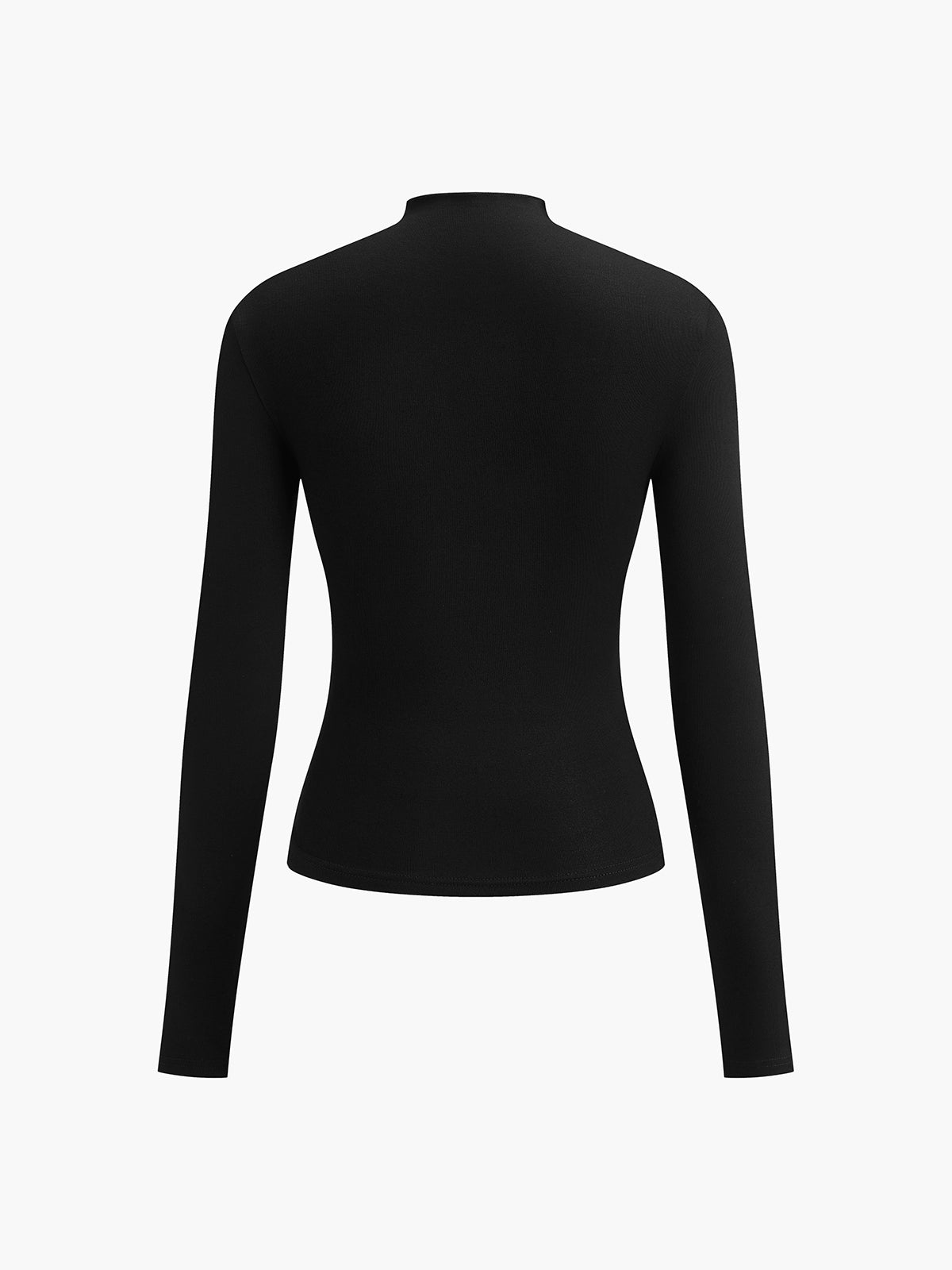 Womens Ruched Long Sleeve Top