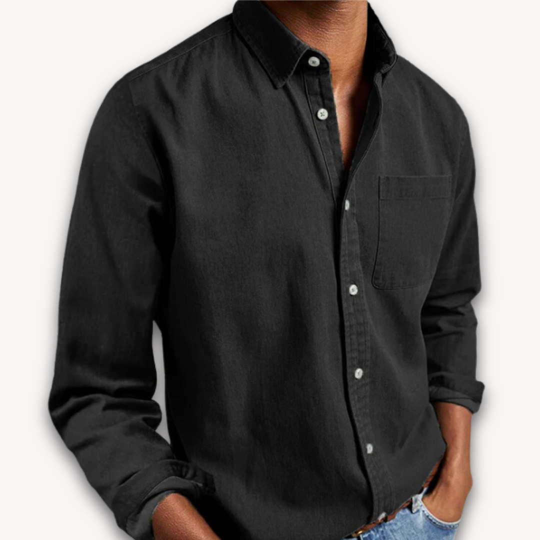 Mens Long Sleeve Button Down Shirt