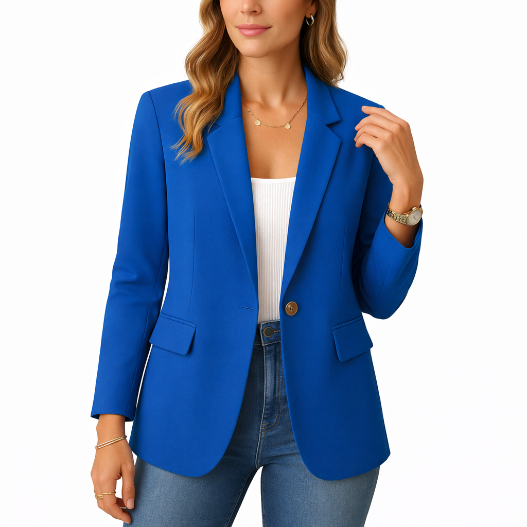 Womens Slim Fit Stretch Blazer
