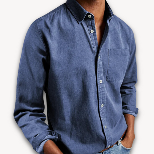 Mens Long Sleeve Button Down Shirt