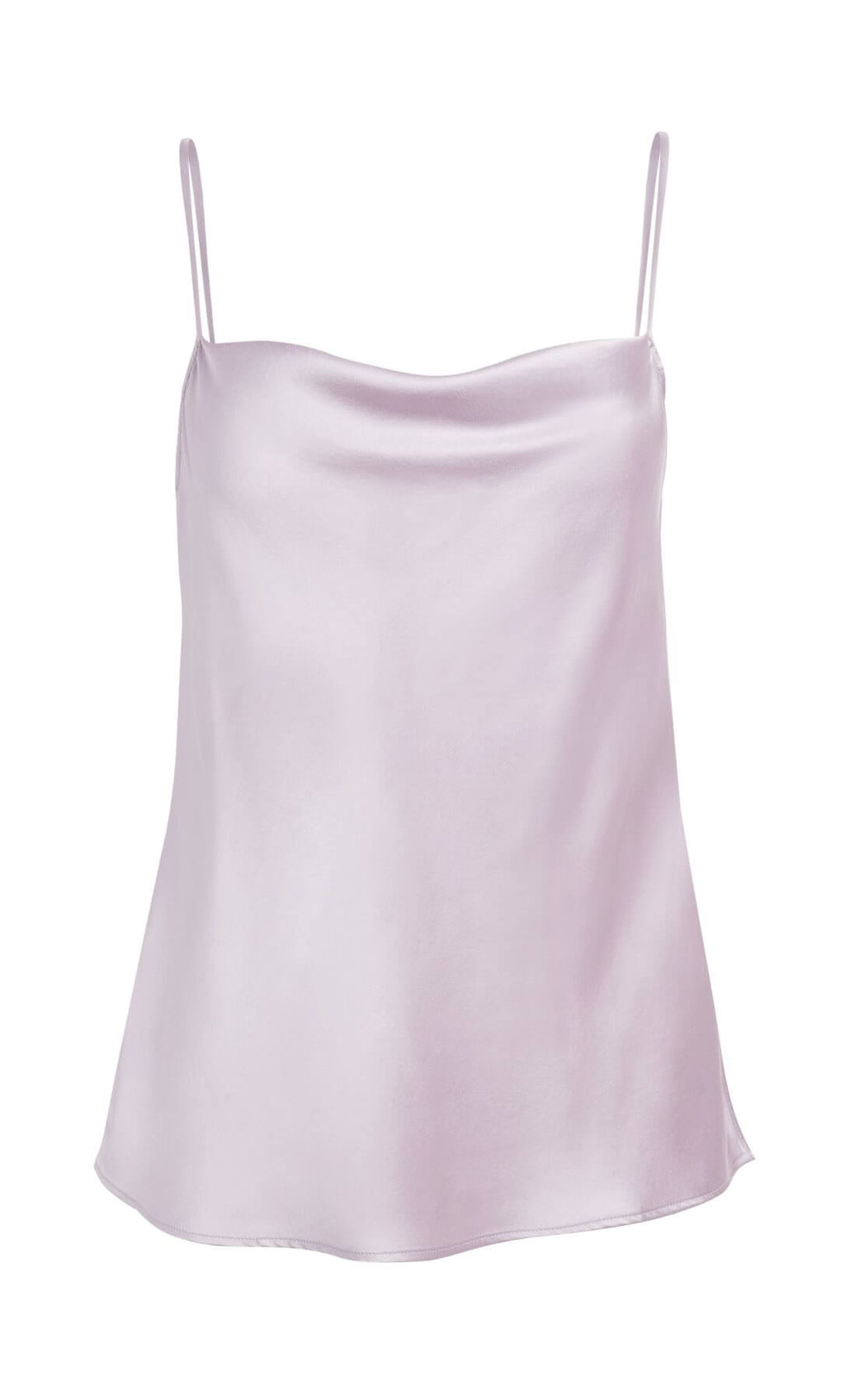 Womens Silk Camisole with Cowl Neck