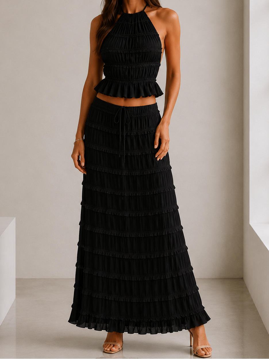 Womens Pleated Skirt for Summer