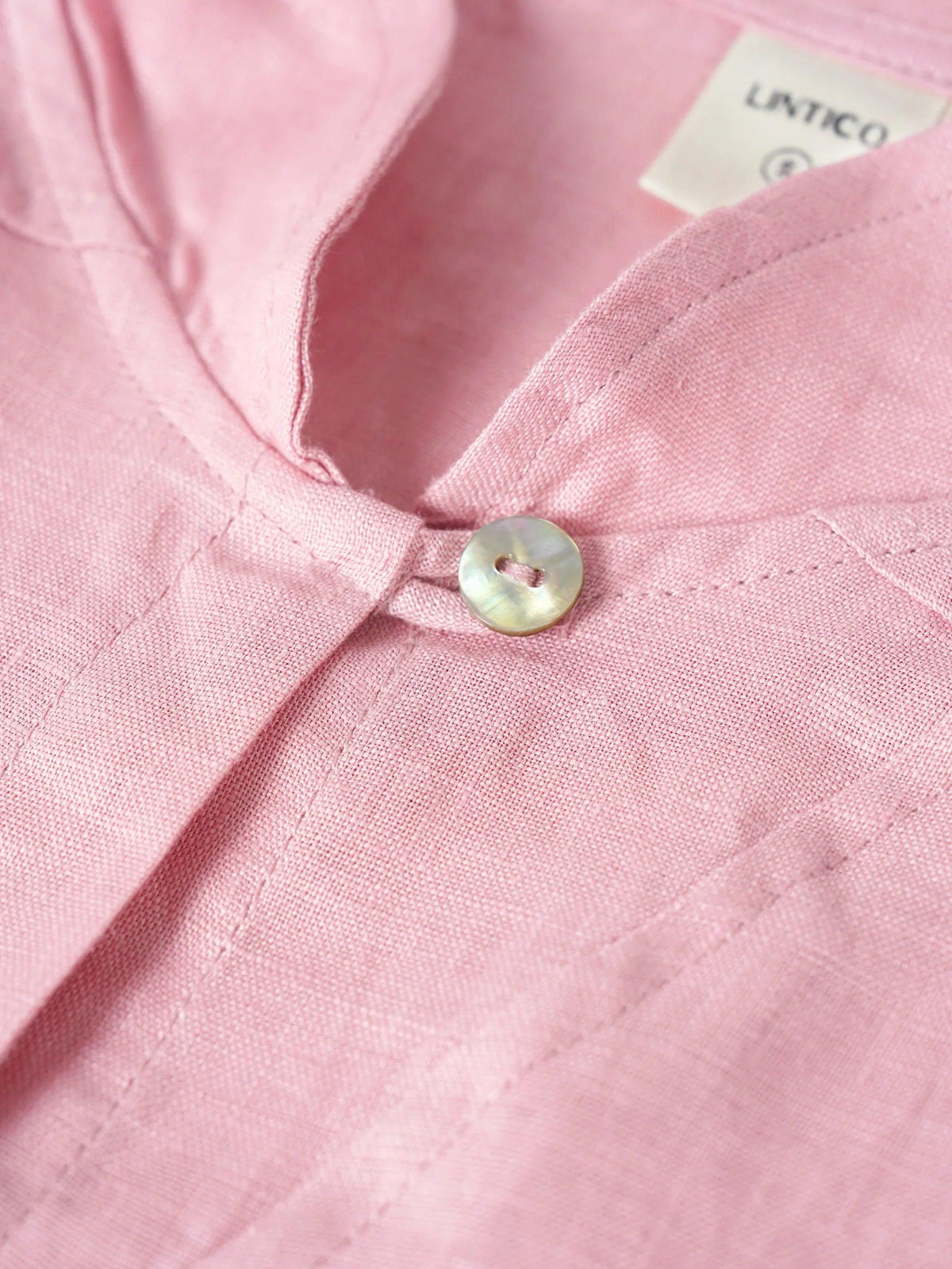 Womens Linen V Neck Top