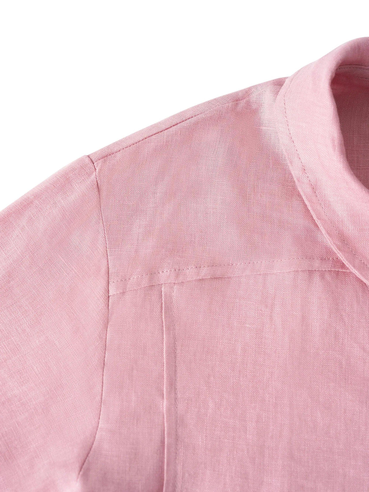 Womens Linen V Neck Top