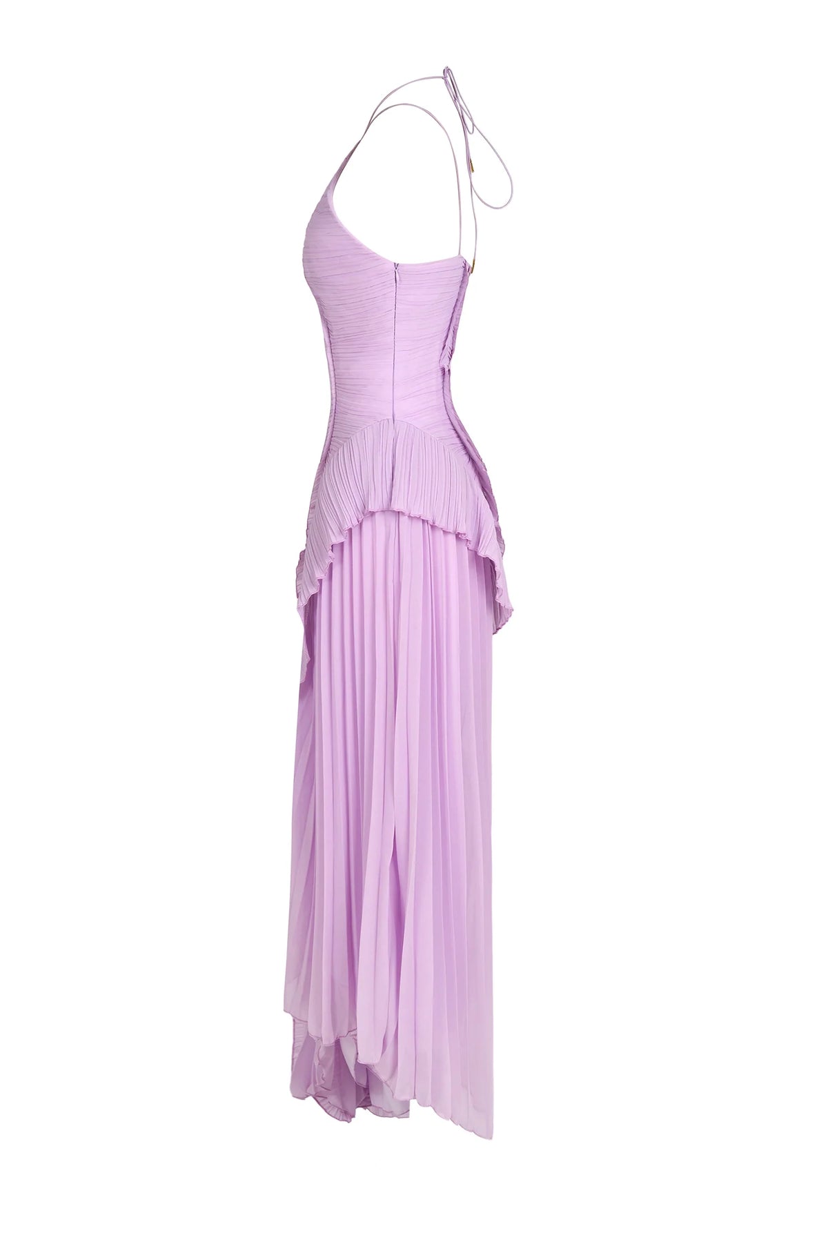 Womens Pleated Midi Wedding Guest Dress