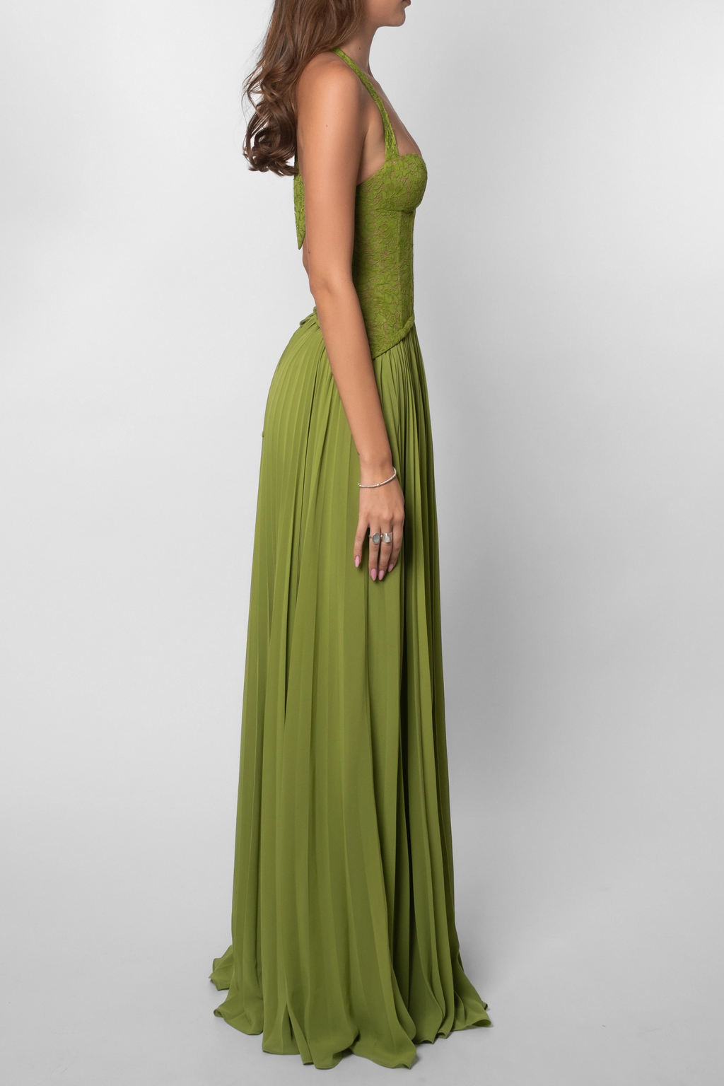 Womens Corset Maxi Wedding Guest Dress