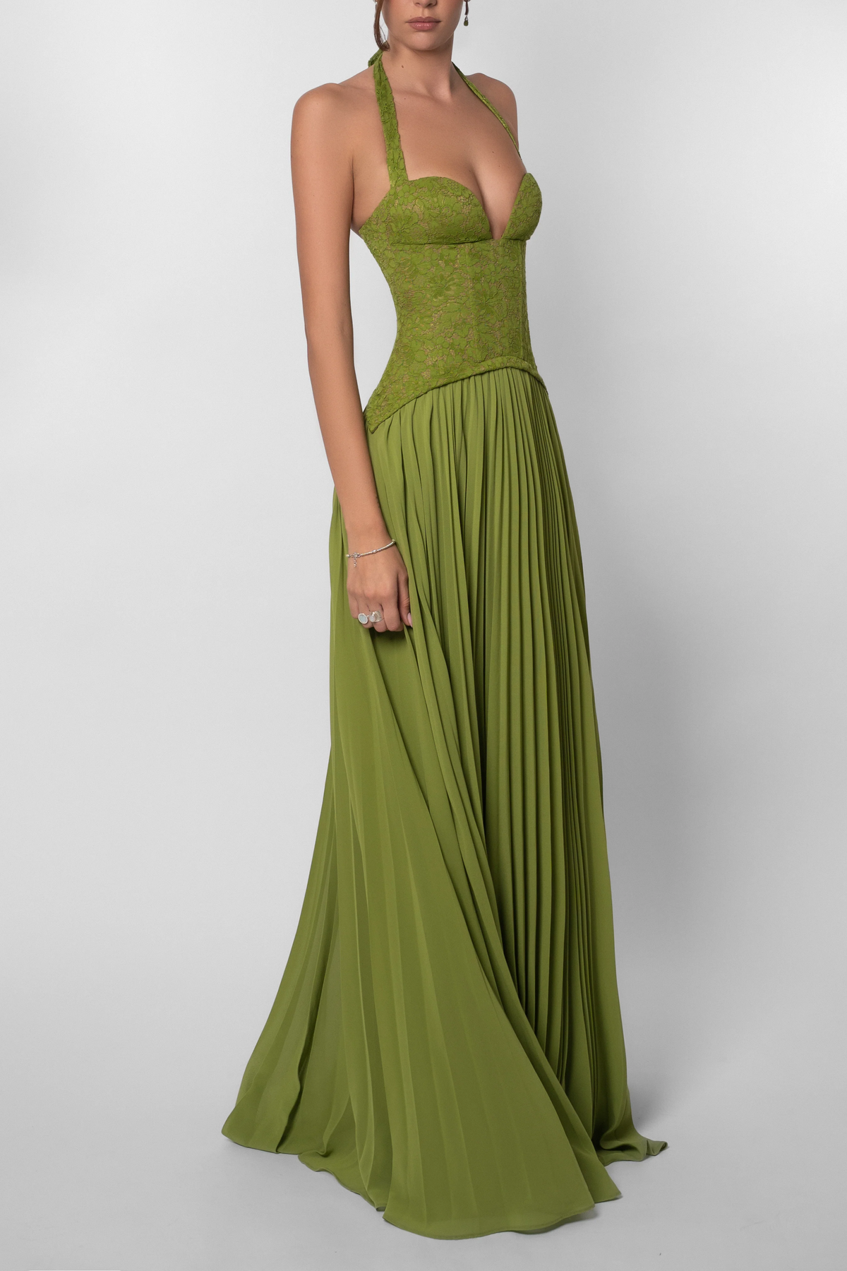 Womens Corset Maxi Wedding Guest Dress