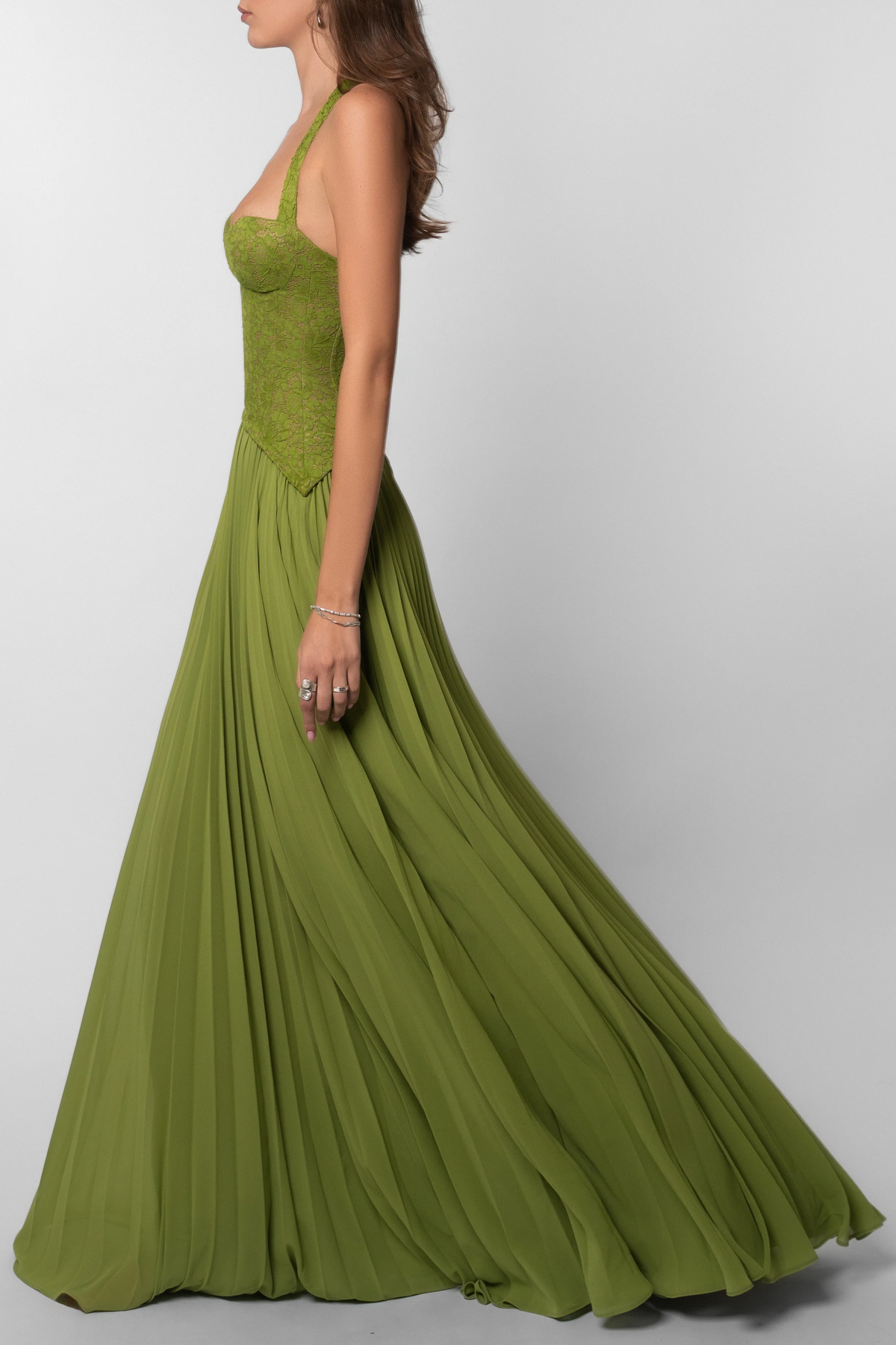 Womens Corset Maxi Wedding Guest Dress