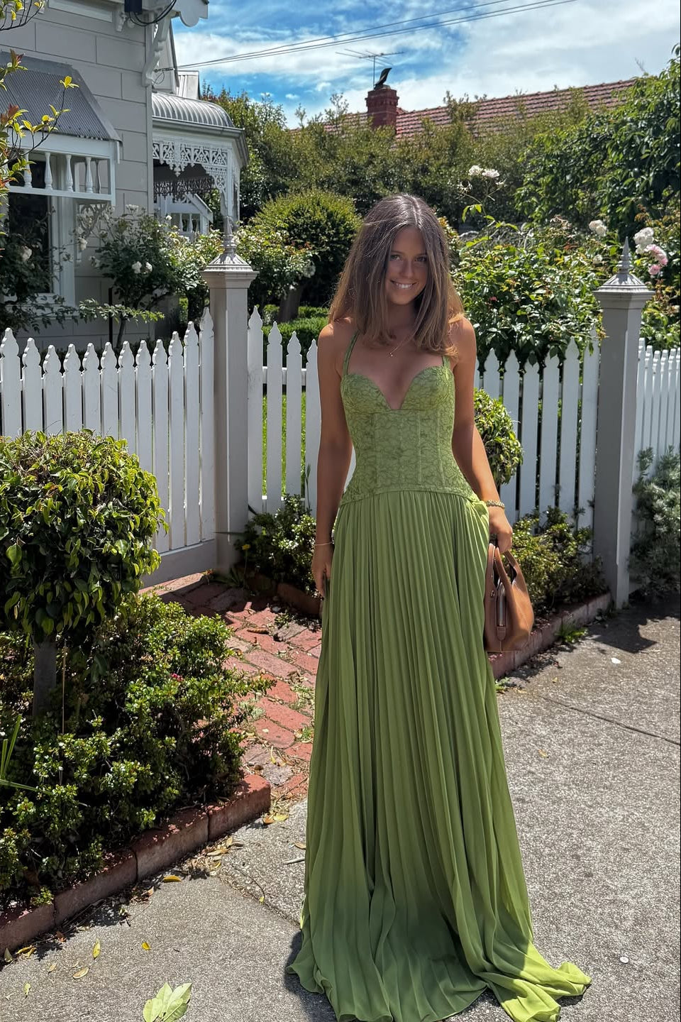 Womens Corset Maxi Wedding Guest Dress