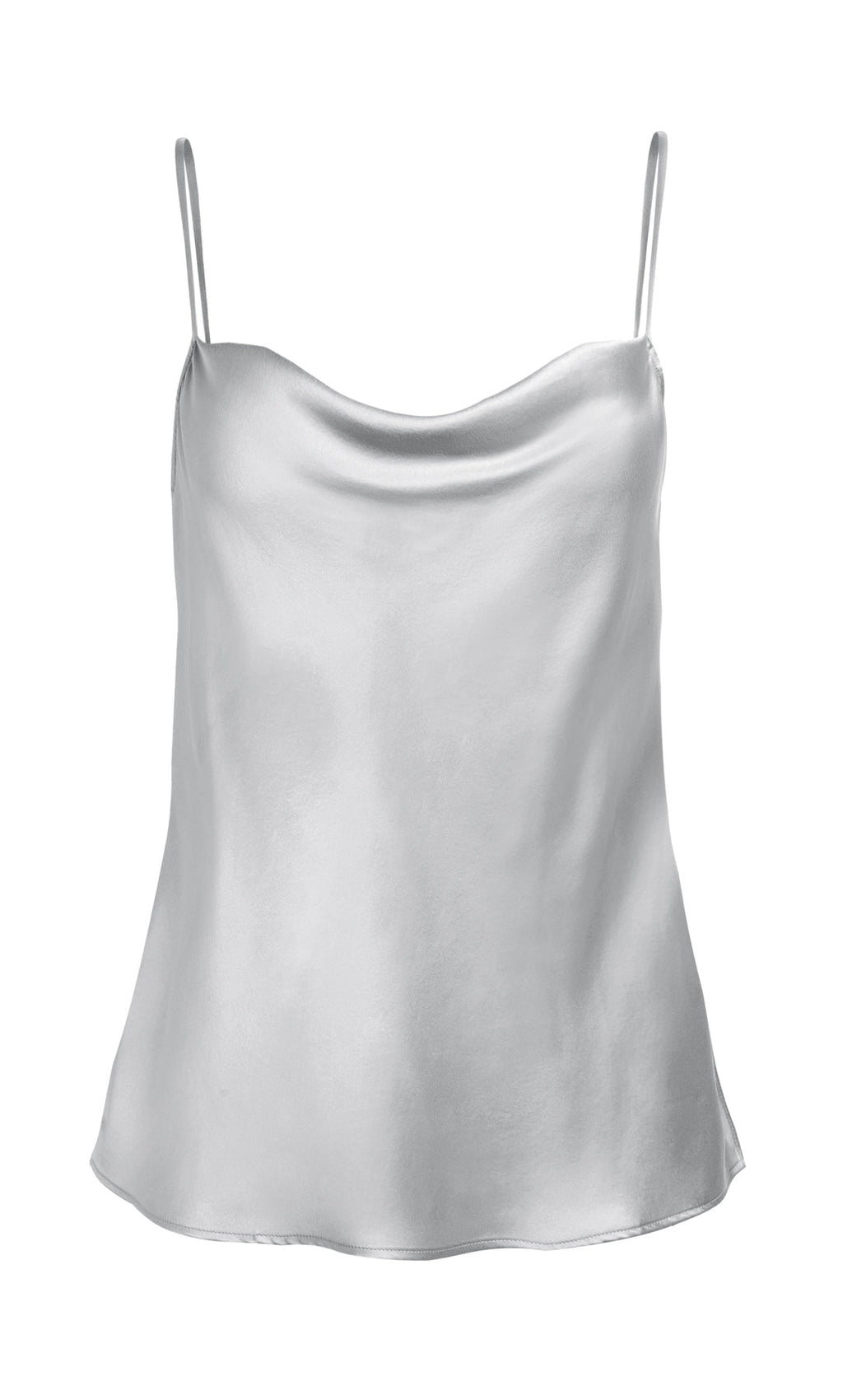 Womens Silk Camisole with Cowl Neck