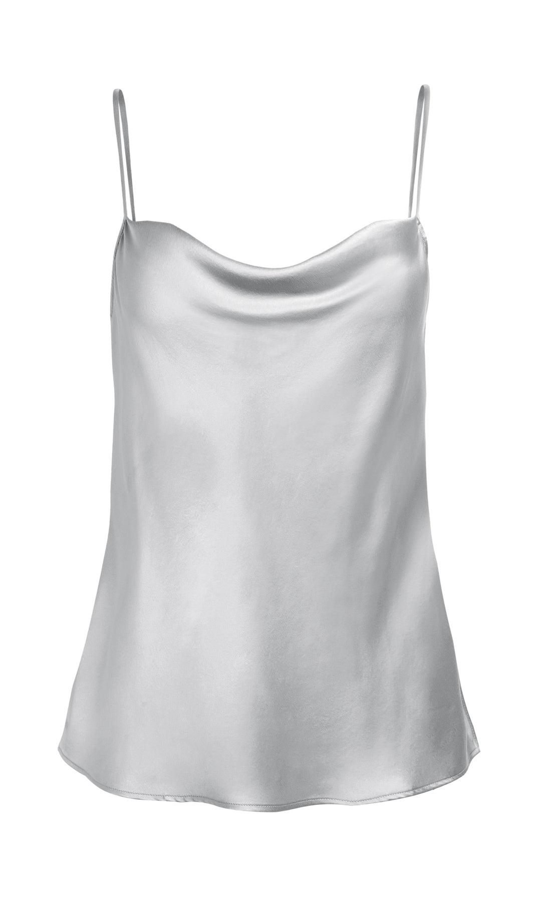 Womens Silk Camisole with Cowl Neck