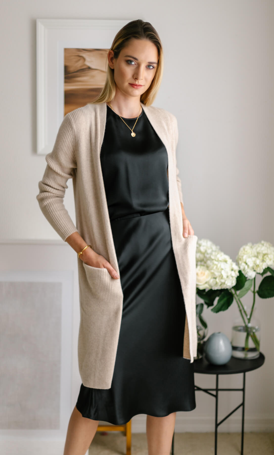 Womens Long Cardigan Coat