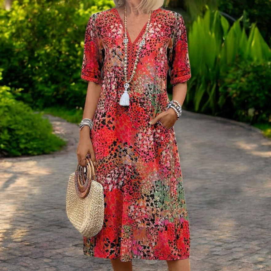 Womens Flowy Spring Dress