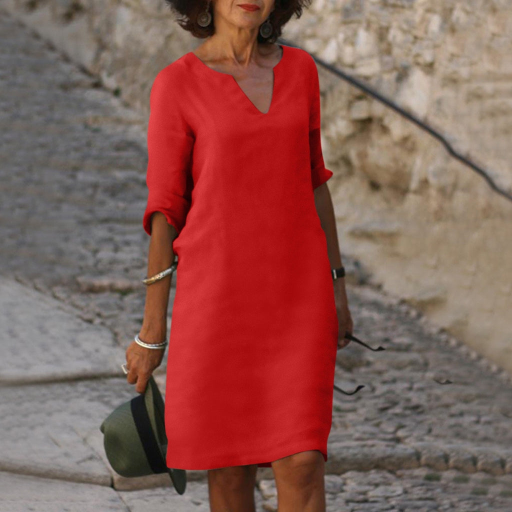 Womens V Neck Dress