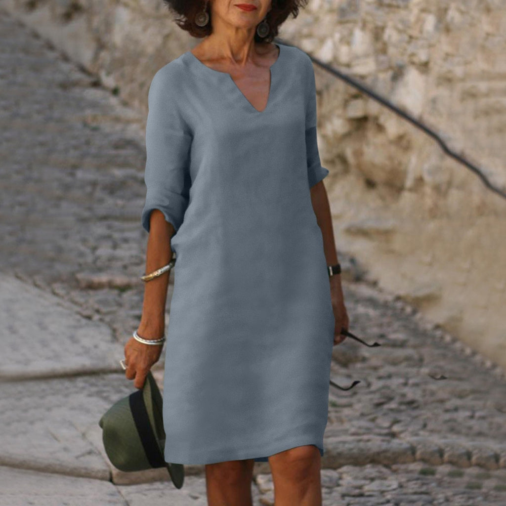 Womens V Neck Dress