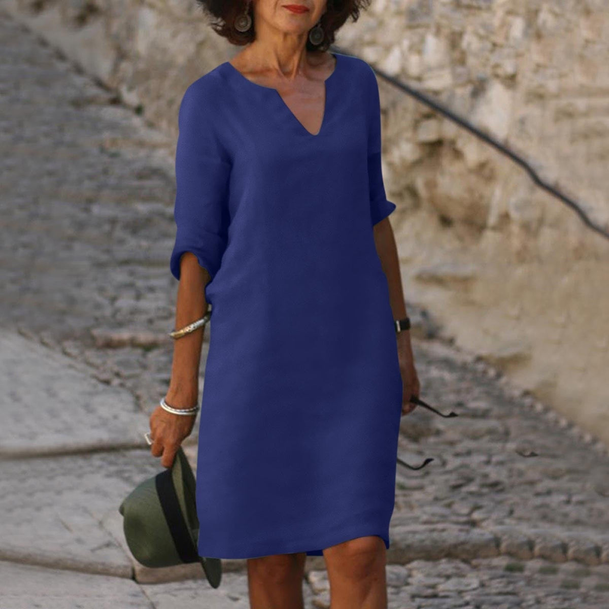 Womens V Neck Dress