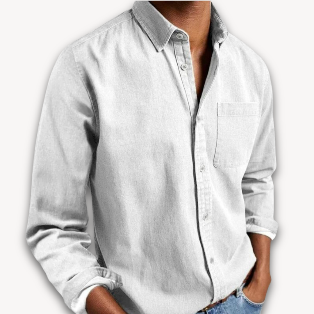 Mens Long Sleeve Button Down Shirt