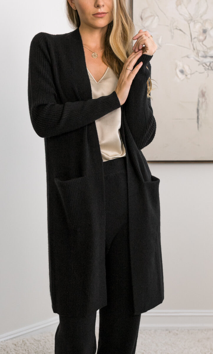 Womens Long Cardigan Coat