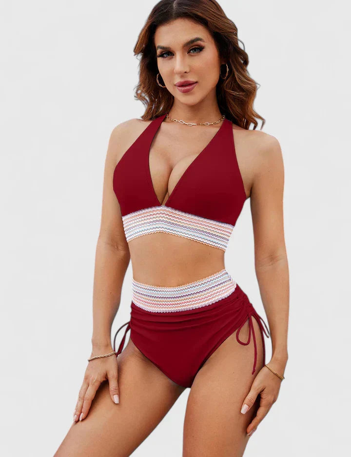 Womens Tummy Control Bikini Set