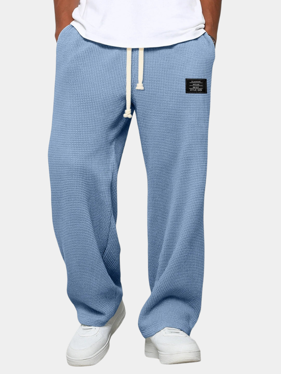Mens Relaxed Straight Leg Pants