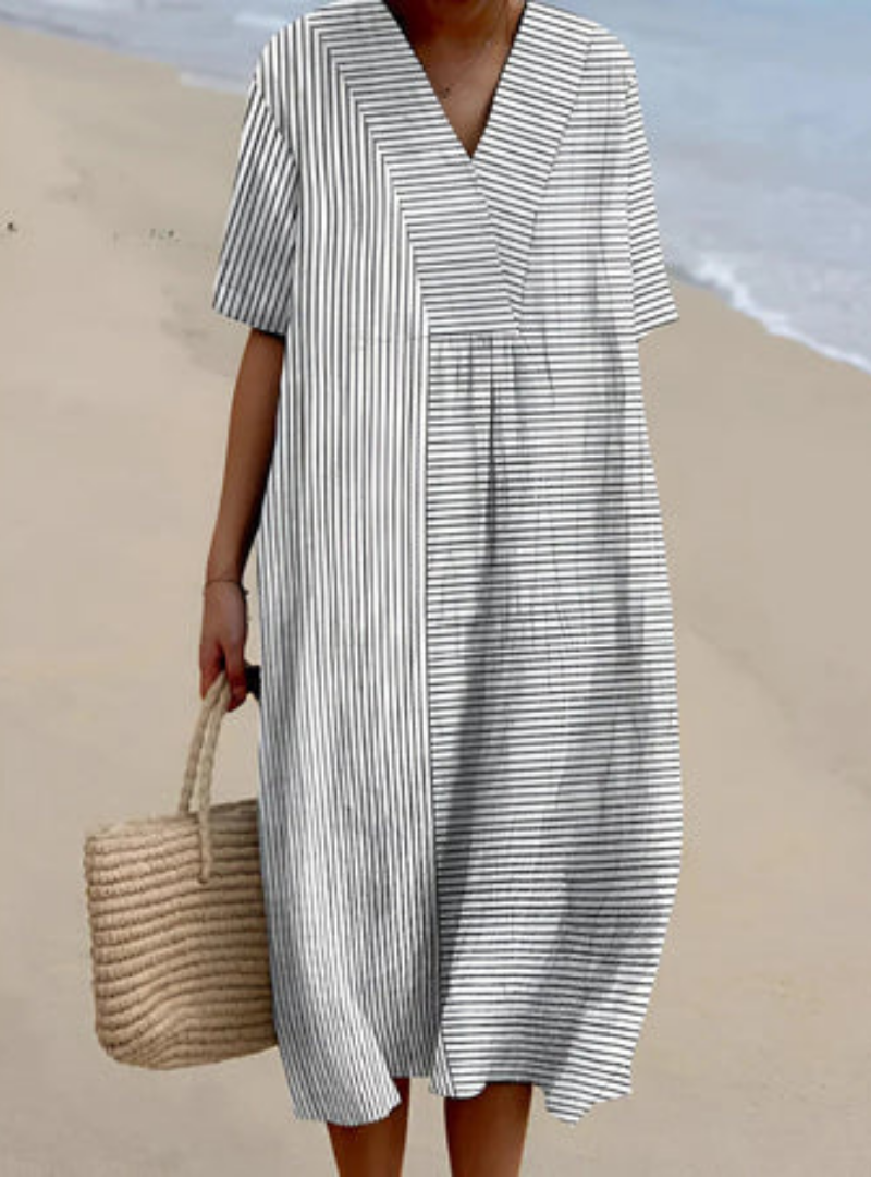 Womens Flowy Printed Dress