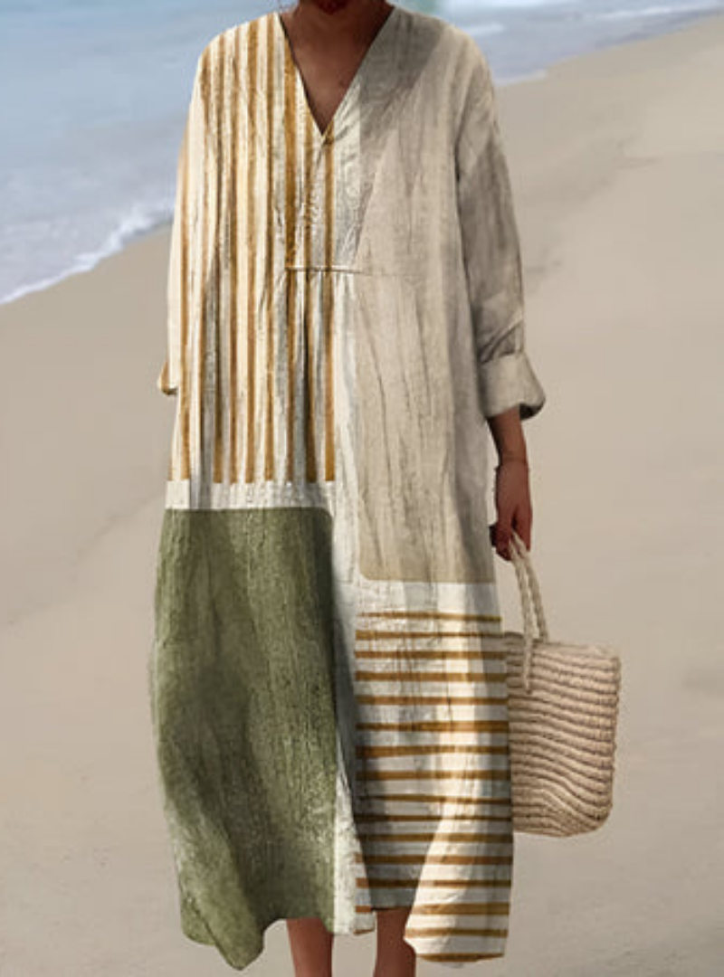 Womens Flowy Printed Dress