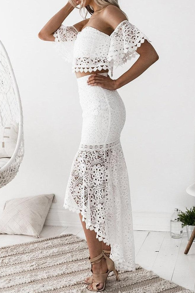 Womens Lace Two Piece Set