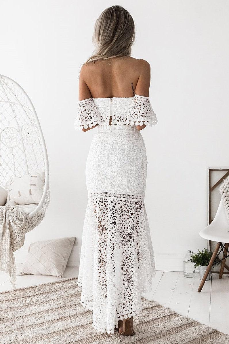 Womens Lace Two Piece Set