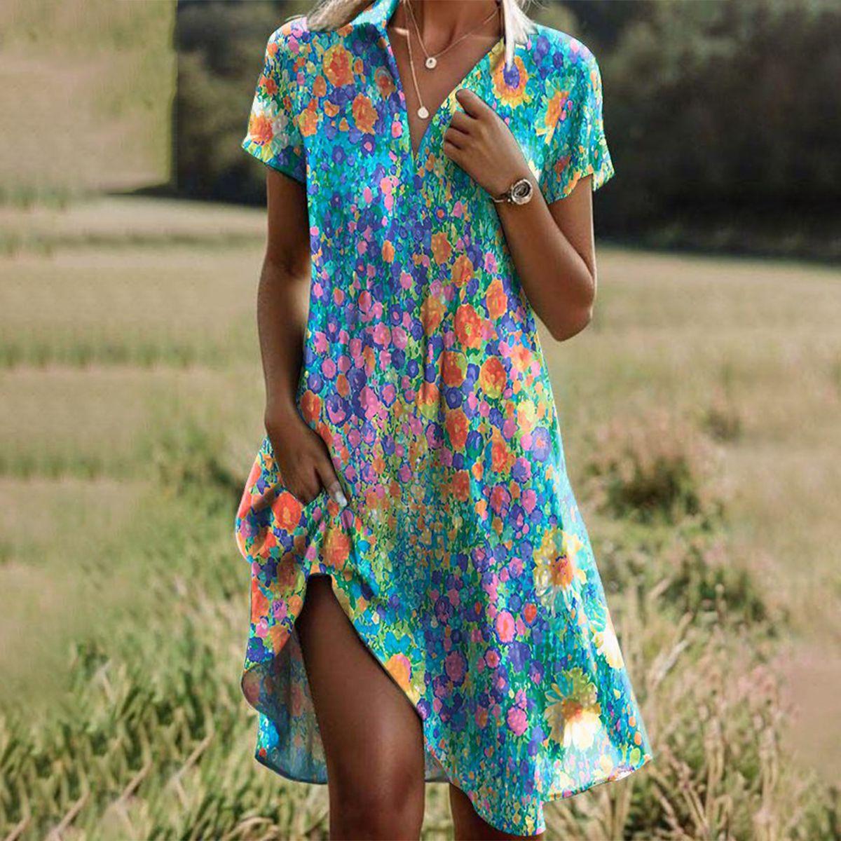 Womens Boho Chic Maxi Dress