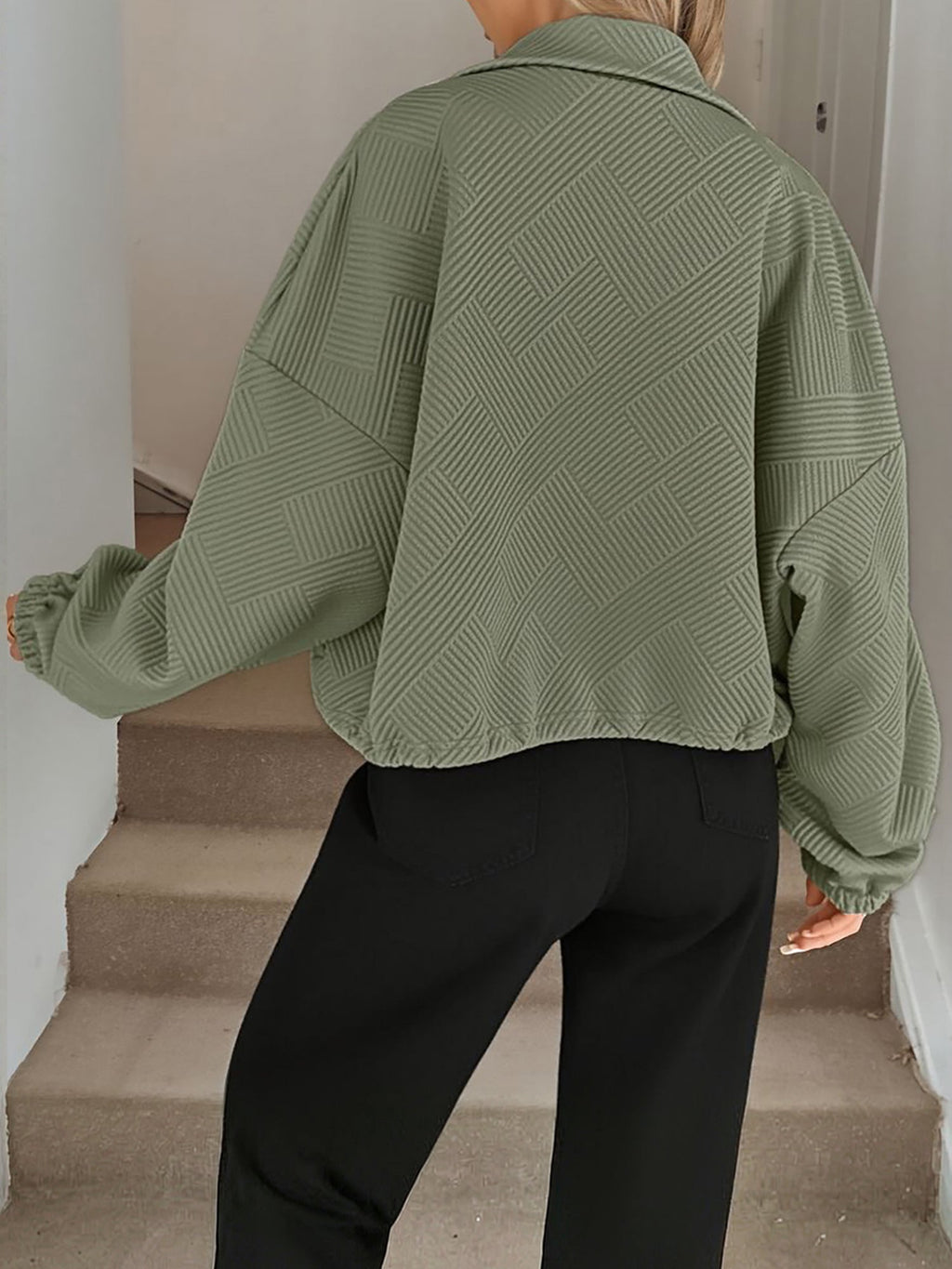 Womens Zip Up Baseball Jacket