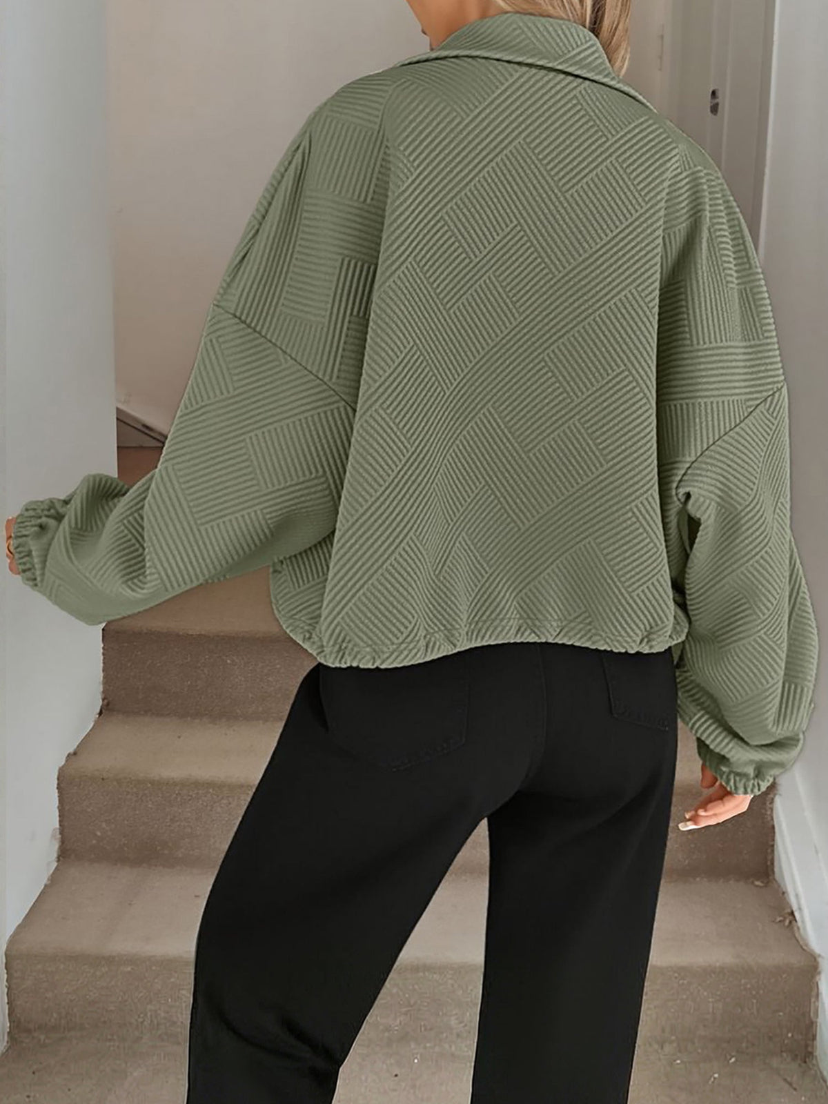 Womens Zip Up Baseball Jacket