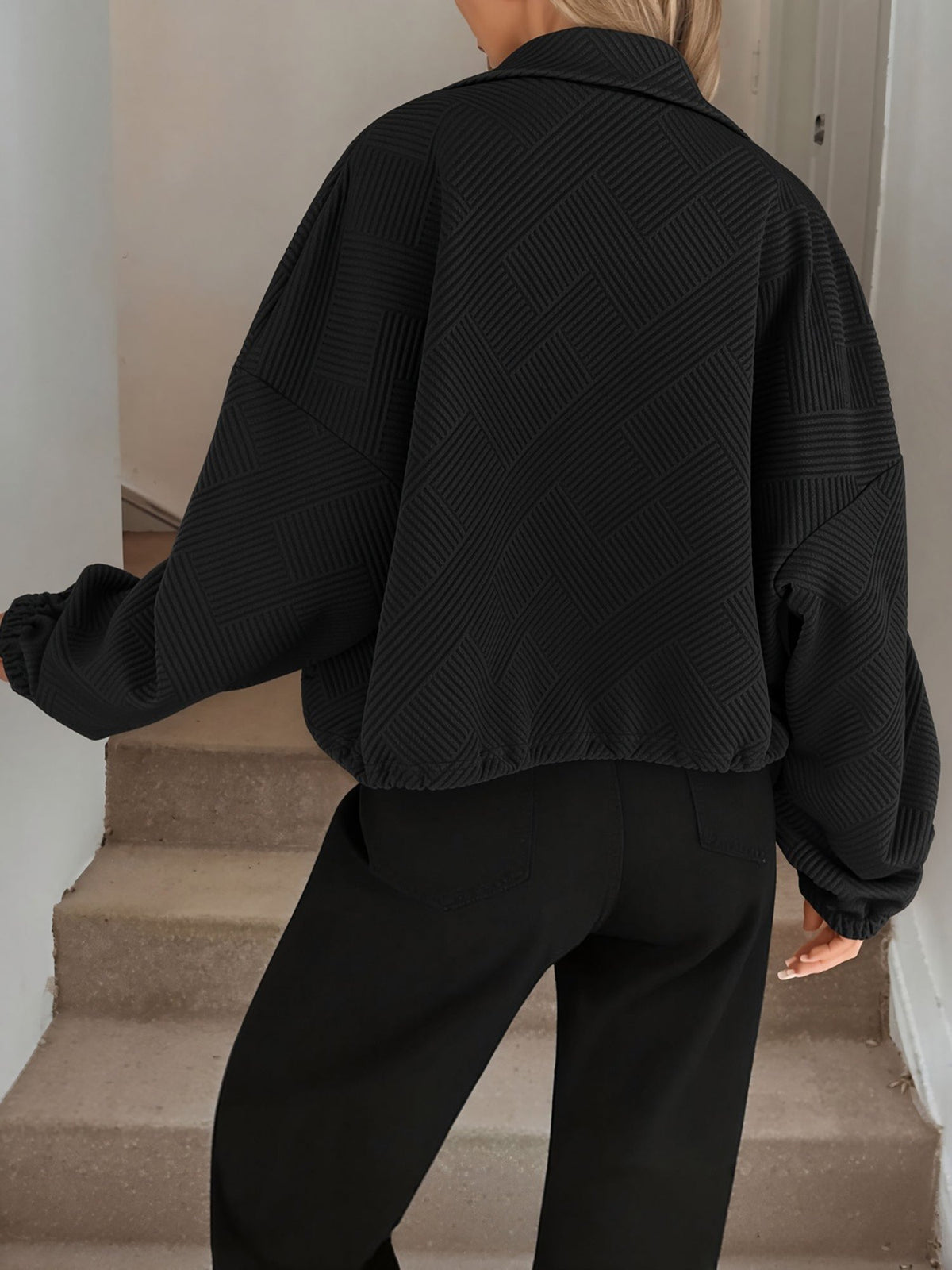 Womens Zip Up Baseball Jacket