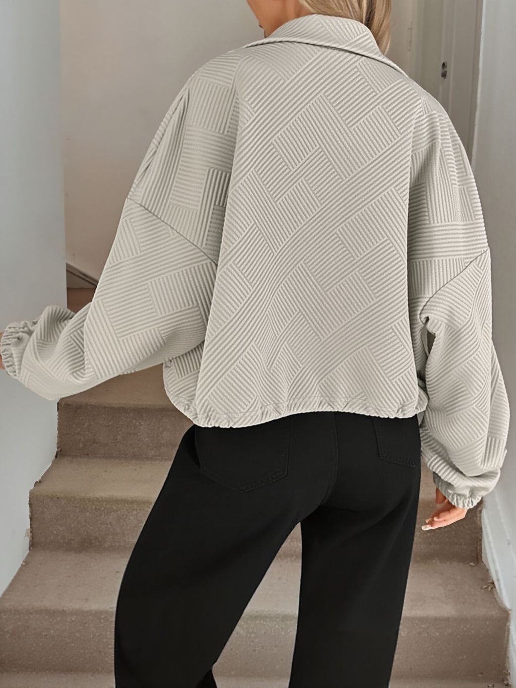 Womens Zip Up Baseball Jacket