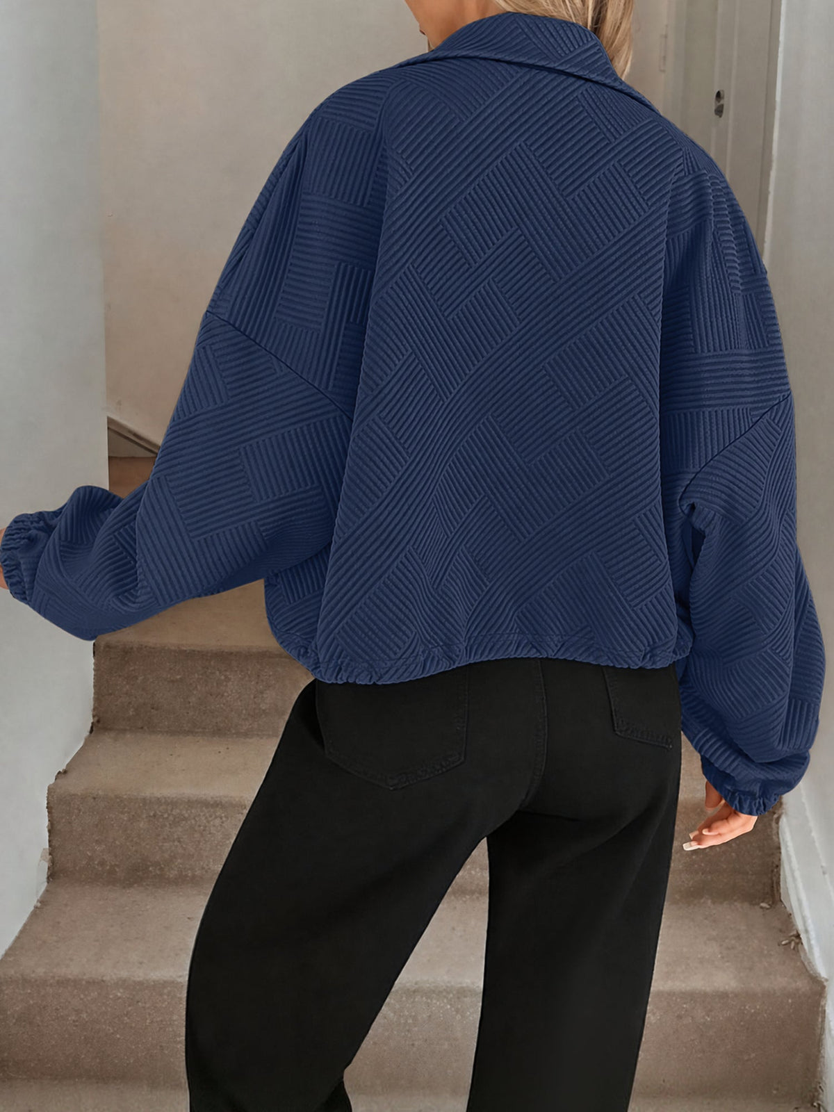 Womens Zip Up Baseball Jacket